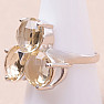 Topaz yellow Lemon ring silver Ag 925 KO199