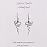 Dragonfly designer earrings made of surgical steel No. 2