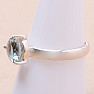 Topaz blue ring silver Ag 925 KO203