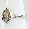 Meteorite Campo del Cielo ring silver Ag 925 R2054