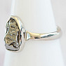 Meteorite Campo del Cielo ring silver Ag 925 R2056
