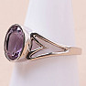 Amethyst cut ring silver Ag 925 KO206