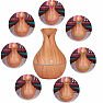 Aroma diffuser VASE decor light wood