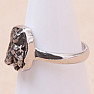 Meteorite Campo del Cielo ring silver Ag 925 R2065