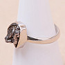 Meteorite Campo del Cielo ring silver Ag 925 R2079