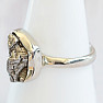 Meteorite Campo del Cielo ring silver Ag 925 R2081