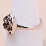 Meteorite Campo del Cielo ring silver Ag 925 R2083