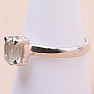Amethyst green - prasiolite ring silver Ag 925 KO211