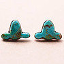 Turquoise earrings silver Ag 925 21118