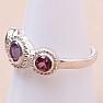 Amethyst cut ring silver Ag 925 KO212