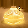 Aroma diffuser SX-E339 with bird, white
