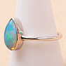Ethiopian opal ring silver Ag 925 R2235