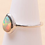 Ethiopian opal ring silver Ag 925 R2289