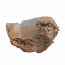 Ethiopian opal in rock 23