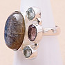 Labradorite silver ring Ag 925 26079