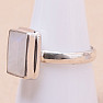 Moonstone rainbow ring silver Ag 925 KO269