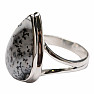 Opal dendritic ring silver Ag 925 R28