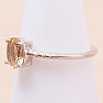 Citrine cut ring silver Ag 925 KO284