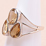 Citrine cut ring silver Ag 925 KO290