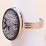 Agate Cameo ring silver Ag 925 KO297