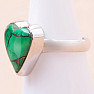 Turquoise green ring silver Ag 925 29984