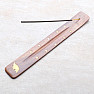 Wood incense stick holder with elephant