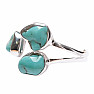Turquoise blue ring silver Ag 925 LOT3