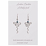 Dragonfly designer earrings made of surgical steel No. 3
