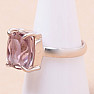 Amethyst cut ring silver Ag 925 KO305