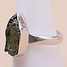 Moldavite silver ring Ag 925 R315