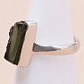 Moldavite silver ring Ag 925 R325