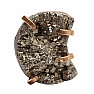 Be Beautiful Pyrite druse ring 33