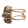 Be Beautiful Pyrite druse ring 33