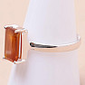Kyanite orange ring silver Ag 925 33714