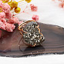 Be Beautiful Pyrite druse ring 34
