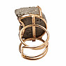 Be Beautiful Pyrite druse ring 35