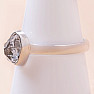 Herkimer diamond ring silver Ag 925 LOT35