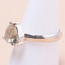 Amethyst green - prasiolite ring silver Ag 925 35218