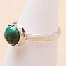 Black Ethiopian Opal Ring Silver Ag 925 R354