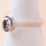 Herkimer diamond ring silver Ag 925 LOT36