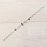 Vltavín, Herkimer diamond and Campo del Cielo meteorite bracelet silver Ag 925 LOT36