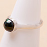 Black Ethiopian Opal Ring Silver Ag 925 R367