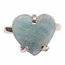 Be Beautiful Aquamarine heart ring 37