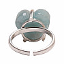 Be Beautiful Aquamarine heart ring 37