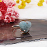 Be Beautiful Aquamarine heart ring 37