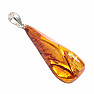 Amber pendant silver Ag 925 no. 37