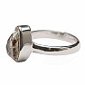 Herkimer diamond ring silver Ag 925 R37