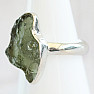 Moldavite silver ring Ag 925 R380