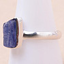 Tanzanite raw ring silver Ag 925 LOT383