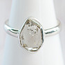 Herkimer diamond ring silver Ag 925 R3924